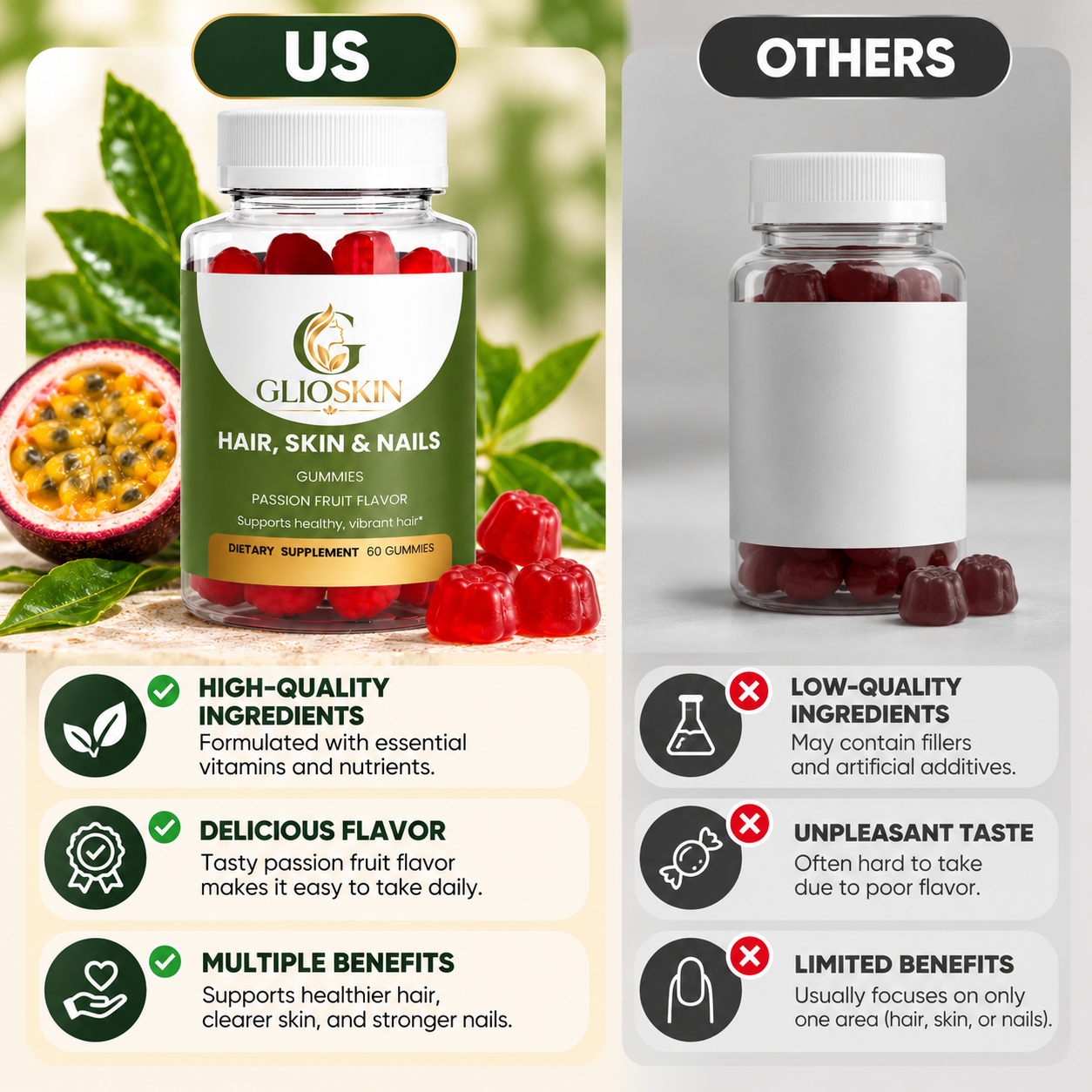 Hair, Skin & Nails Gummies