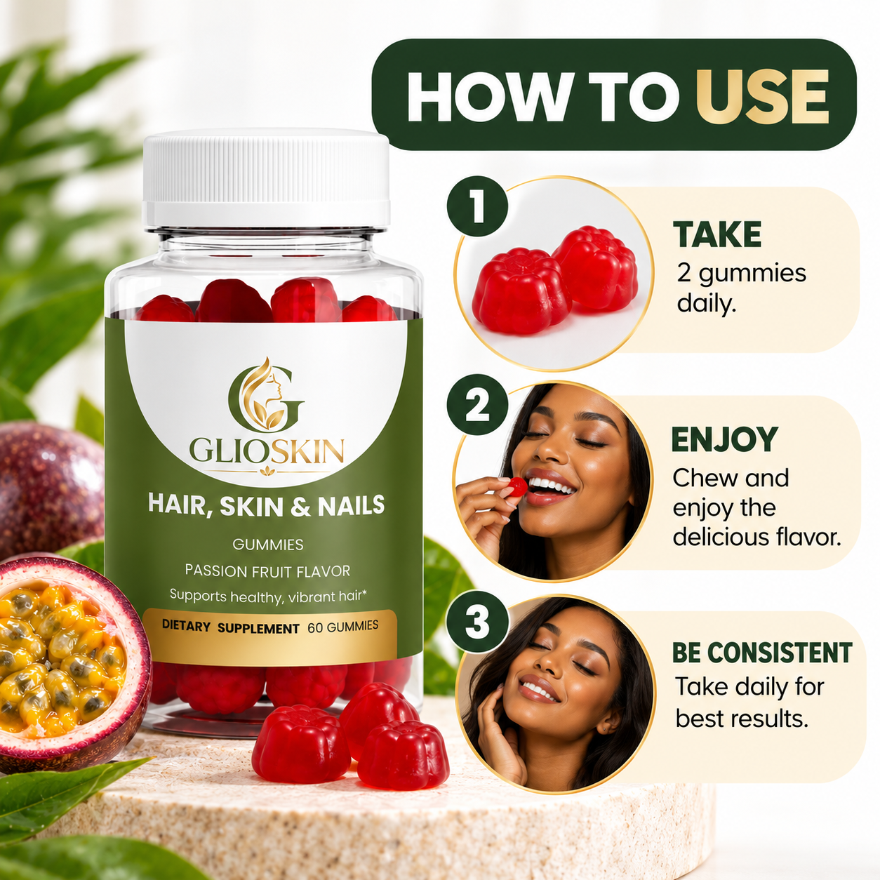 Hair, Skin & Nails Gummies